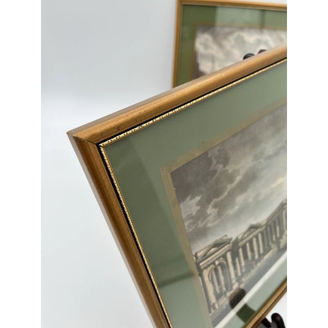 Mid-Century Architectural Engraving Reproduction Prints by James Malton of Parliament House and the For Sale - Image 10 of 12