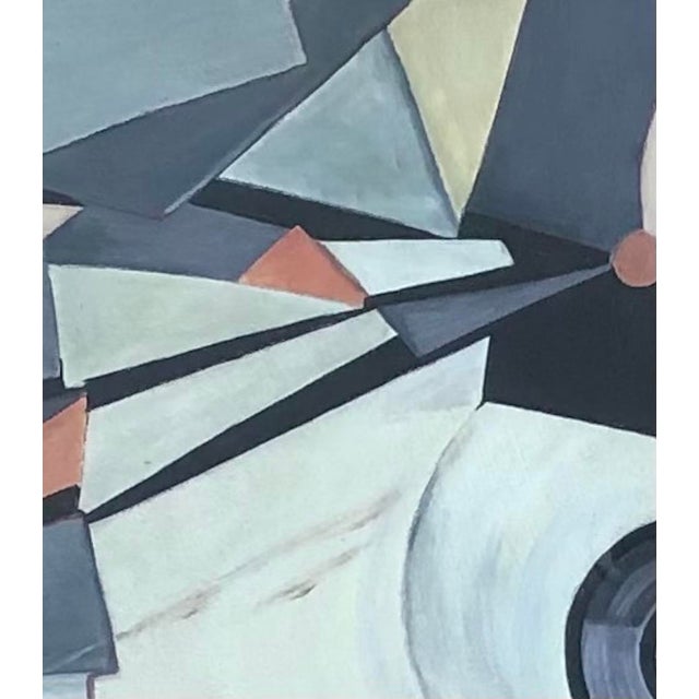 John Reitz, Composition, Oil on Cardboard, Framed For Sale - Image 9 of 9