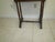 Wood Vintage Colonial Style Wood Accent Table Dark Tone For Sale - Image 7 of 10