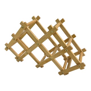 Vintage Collapsible Wine Bottle Holder For Sale