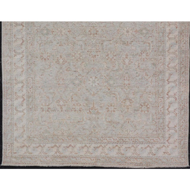 Keivan Woven Arts Tabriz Designed Rug All-Over 6'1 X 9'2 For Sale - Image 4 of 15