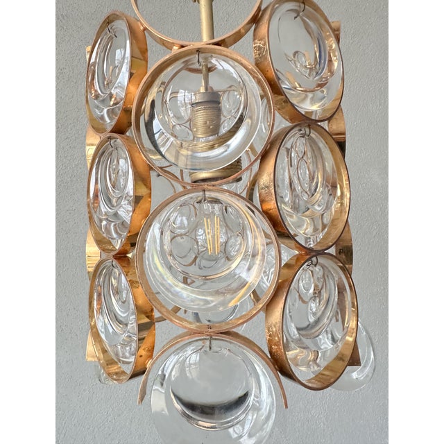 Mid-Century Modern Vintage Pendant Lamp from Palwa, 1970s For Sale - Image 3 of 14