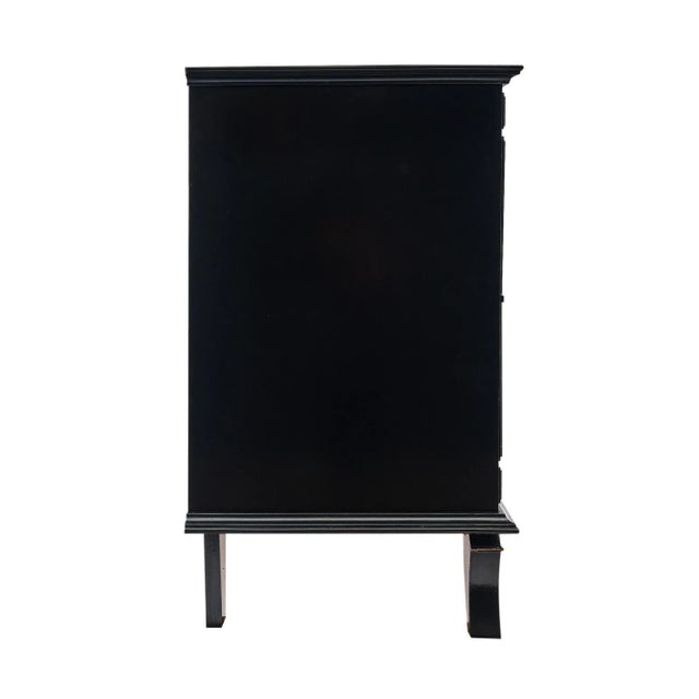 Black Art Deco Period Ebonized French Buffet For Sale - Image 8 of 9