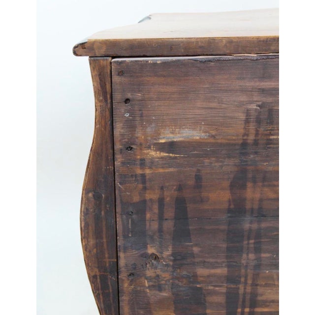Late 19th Century Swedish French Rococo Parquetry Gilt Bronze Mounted Commode or Bombay Chest For Sale - Image 15 of 15