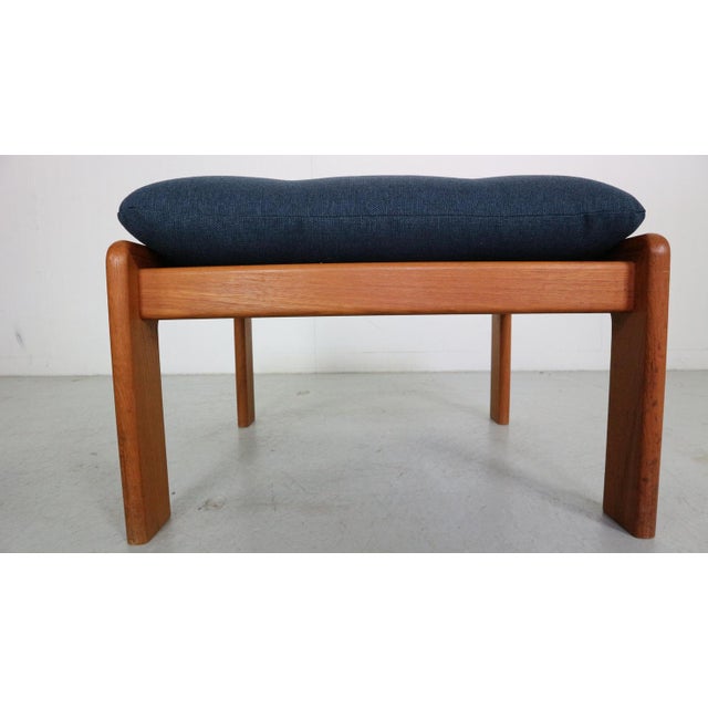 Set of Mid-Century Modern Teak Easy Lounge Chair & Ottoman from Emc Møbler, Denmark, 1960 For Sale - Image 18 of 18