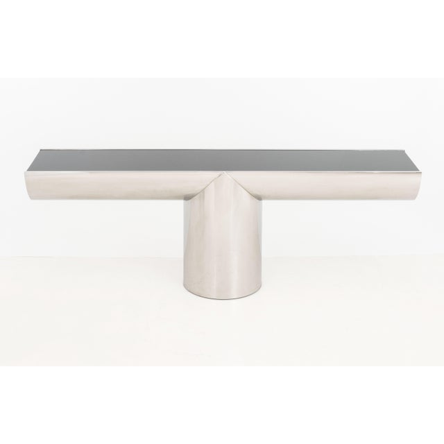 Metal J. Wade Beam for Brueton "Tee" Console Table For Sale - Image 7 of 7