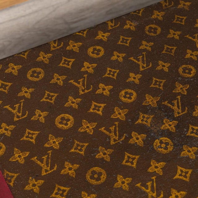 Textile Antique 20th Century Hat Trunk in Monogram Canvas from Louis Vuitton, Paris, 1910s For Sale - Image 7 of 18