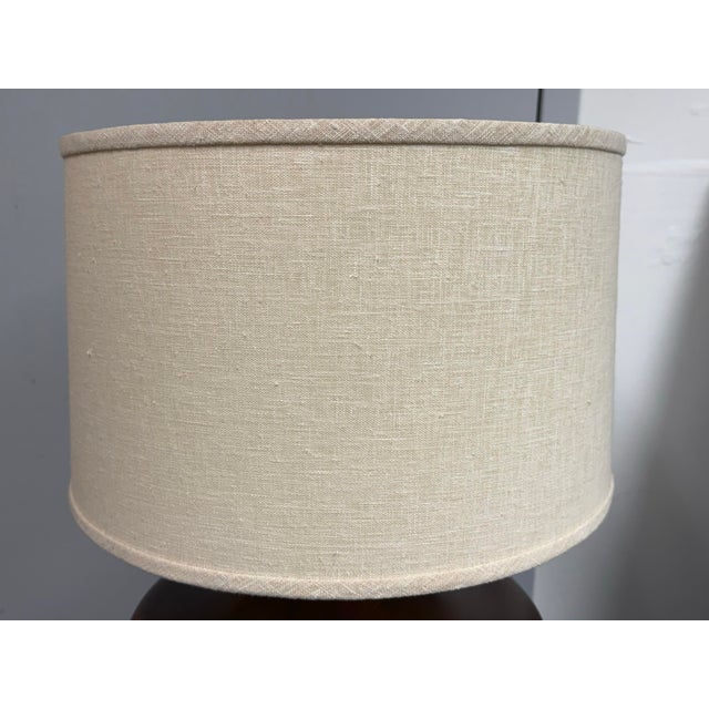 2010s Crate & Barrel Ceramic Table Lamp For Sale - Image 5 of 12