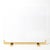 Mid-Century Sculptural Polished Brass & Glass Fireplace Screen For Sale - Image 10 of 11