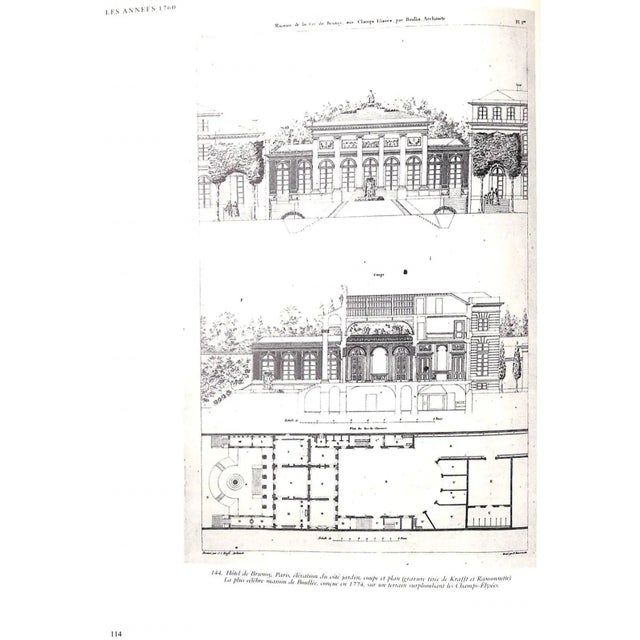 "L'Architecture Des Lumieres De Soufflot a Ledoux" 1980 Braham, Allan For Sale - Image 10 of 12