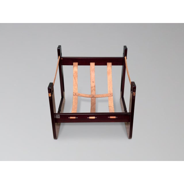 Restored Percival Lafer Mp-97 Rosewood and Leather Lounge Chair For Sale - Image 13 of 14