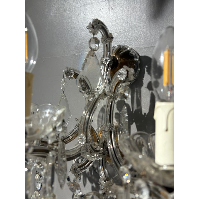 Italian “Maria Teresa” Wall Sconces, a Pair For Sale - Image 4 of 12