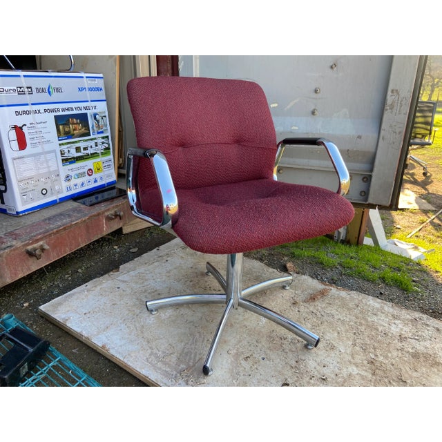 1980s Steelcase Vintage Mid Century Modern Accent Chair For Sale - Image 12 of 13