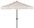 Elegant Valance 11Ft Round Umbrella, Beige With White Trim For Sale In Philadelphia - Image 6 of 6