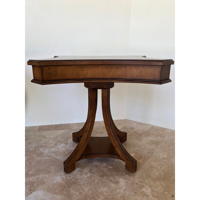 Transitional Century Furniture Hope Chairside Table For Sale - Image 3 of 13