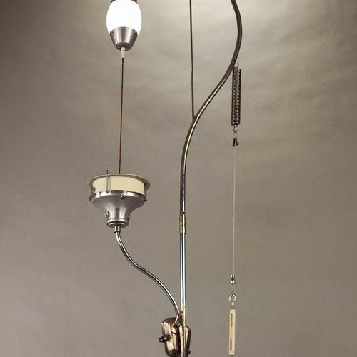 Magnetic Levitation Floor Lamp by Miki Scaglione for Villa G.Pesce For Sale - Image 4 of 13