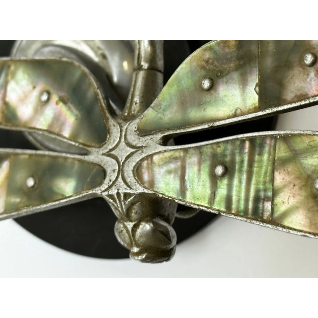 1930s British Art Deco Circa 1934 Dragonfly Desmo Car Mascot Sculpture For Sale - Image 5 of 13