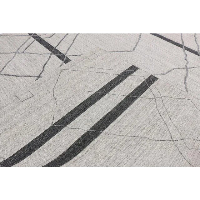 Contemporary Gray Moroccan Style Area Rug - 8′ × 9′11″ For Sale In Dallas - Image 6 of 9