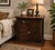 Ethan Allen Antiqued Pine Old Tavern 25" Right Facing Accent Storage Bookcase End Table (Model No. 12-8207) Solid wood...