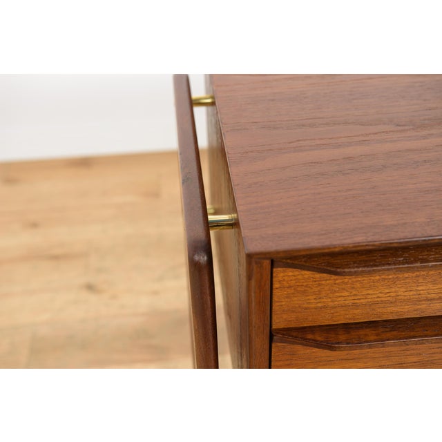 Mid-Century Modern Teak Serving Trolley on Castors, Denmark, 1960s For Sale - Image 12 of 18