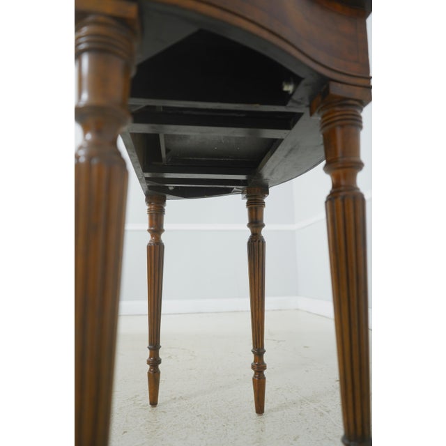 Maitland Smith French Louis XVI Mahogany Console For Sale - Image 16 of 18