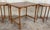 20th Spanish Walnut Nesting and Folding Tables with Turned Legs For Sale - Image 12 of 18