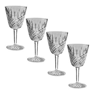 Waterford Bunclody Crystal Claret Wine Glasses - Set of 4 For Sale