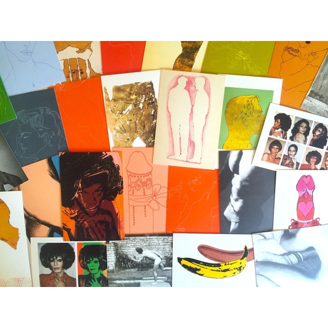 Andy Warhol Foundation " Men " Collector's Pop Art Postcard Prints - Boxed Set of 30 For Sale - Image 10 of 13
