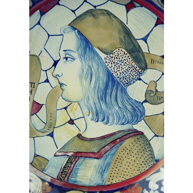 Large Ceramic Plate by Enzo Remigi for Gualdo Tadino, Italy, 1940s For Sale - Image 17 of 18