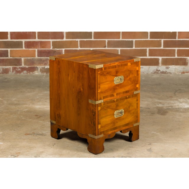 English 19th Century Bissitt & Brunton LTD Campaign Chest with Two Drawers For Sale In Atlanta - Image 6 of 12