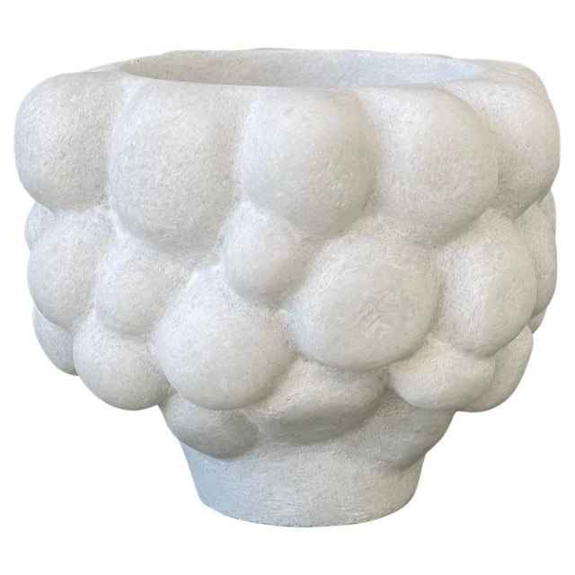 Hand Carved Marble Vessel by Tom Von Kaenel For Sale - Image 6 of 6