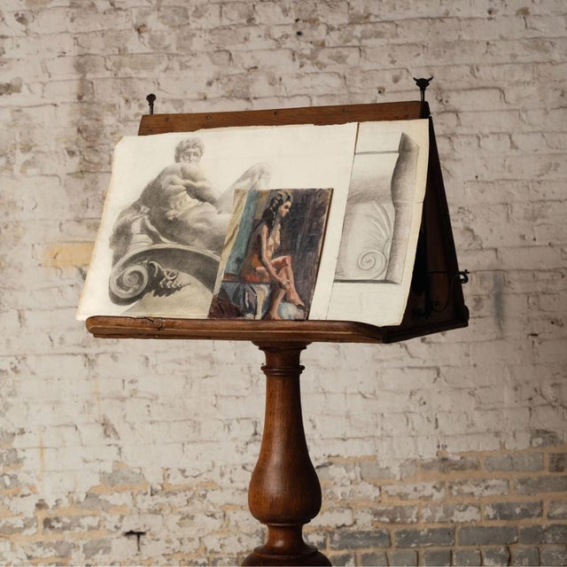 18th Century French Oak Bible Stand For Sale - Image 9 of 11