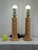 Wood Mid 20th Century Mid Century Danish Modern Stacked Wood Table Lamps For Sale - Image 7 of 8