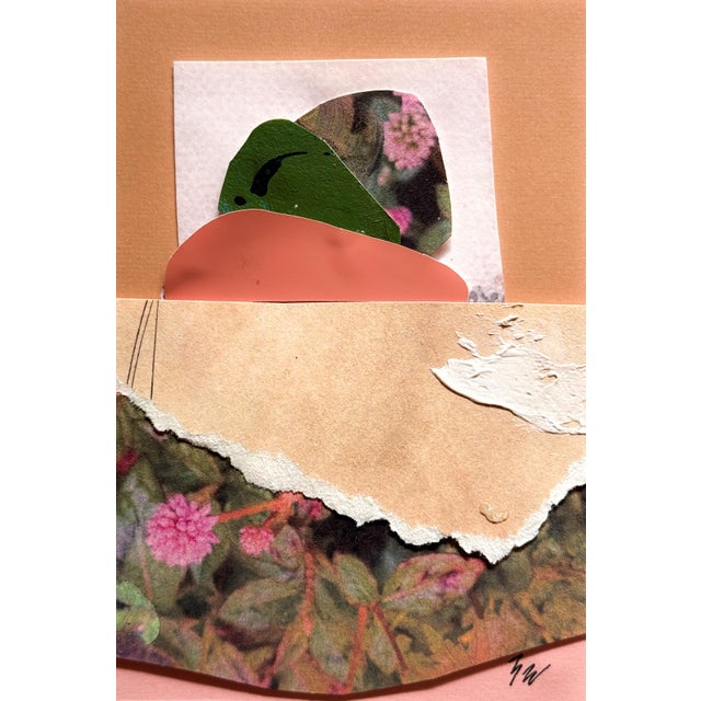 "Into the Sun 4" Original Mixed-Media Collage on Paper by Zac Woodiel For Sale - Image 4 of 10