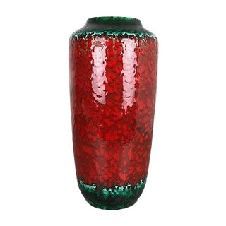 Vintage Fat Lava 517-45 Floor Vase from Scheurich, 1970s For Sale