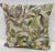 English 16" Square Pillow Decorated With Festive Partridges in Pear Trees - Made in U K For Sale - Image 3 of 10
