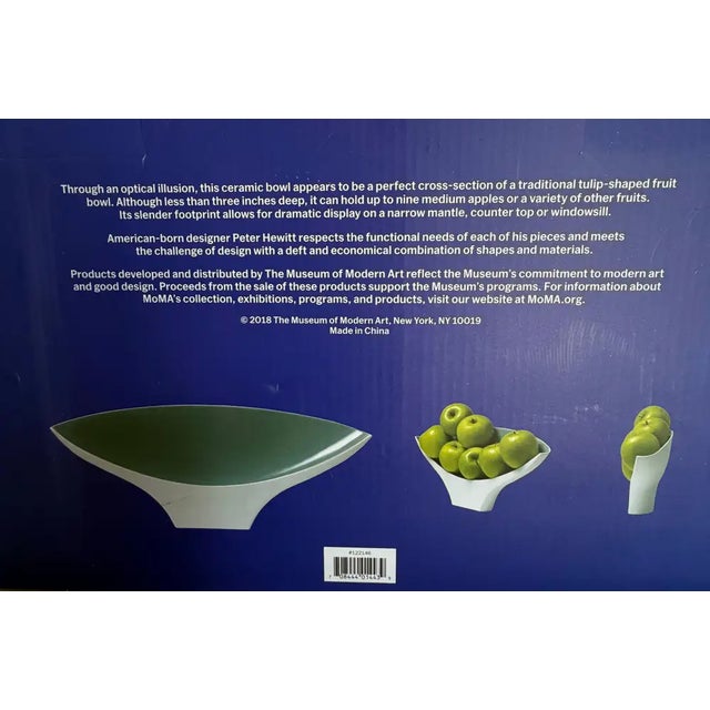Moma Sculptural Slice Bowl by Peter Hewitt Museum of Modern Art For Sale - Image 9 of 9