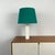 Minimalist Model 180 Table Lamp with Marble Base and Green Silk Shade by Florence Knoll for Knoll International, 1965 For Sale - Image 11 of 13