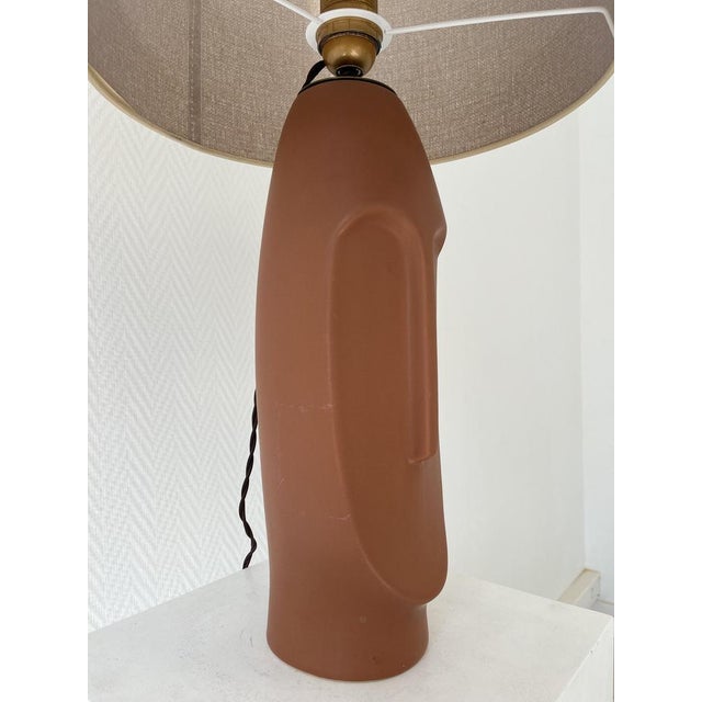 1990s Easter Island Table Lamp, 1990 For Sale - Image 5 of 11