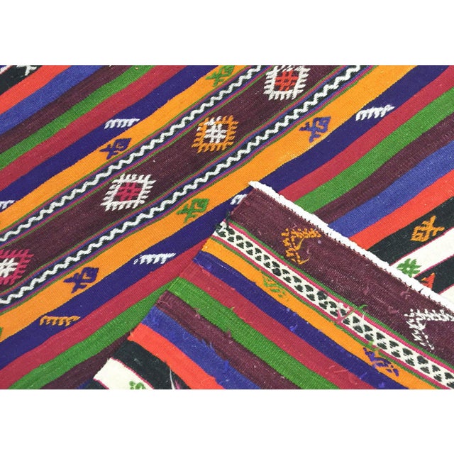 1960s Turkish Kilim For Sale - Image 4 of 5