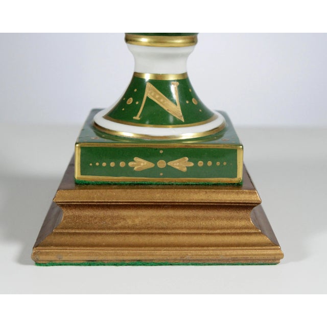 Late 19th Century French Napoleonic Lamp Style of Sèvres For Sale - Image 12 of 13