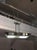 An exceptional rare Nickel & glass Art Deco chandelier,Designed In France In The 1930’s By Atelier Petitot.. Chandelier...