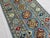 Art Deco Blue and Burgundy Bokhara Wool Runner Rug With Tribal Gul Motifs, 2'11" X 9'7" For Sale - Image 3 of 17