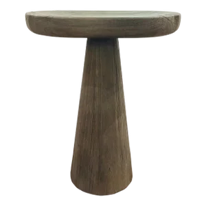 Hooker Greige Wood Oval Spot Table