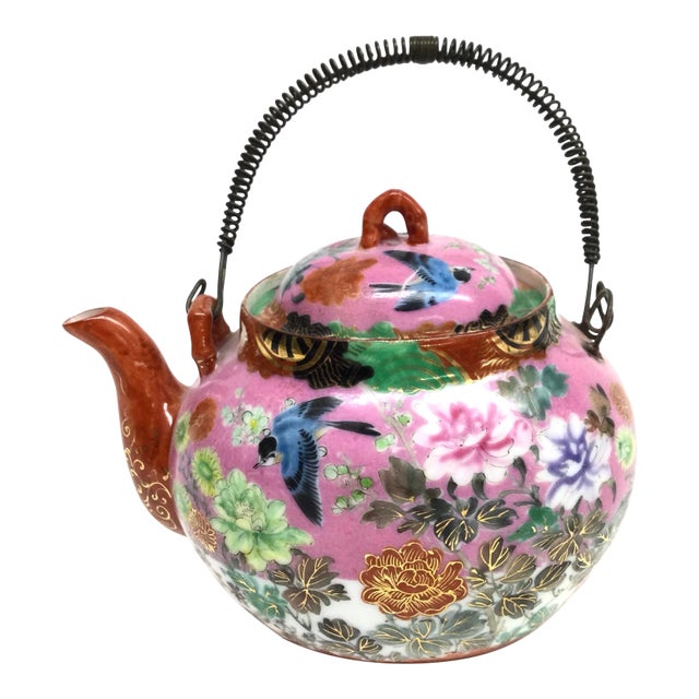 Antique Chinese Porcelain Tea Pot Chairish