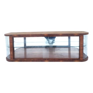 Mid-20th Century Display Case with Sliding Glass, 1962 For Sale