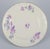Gustavsberg, Sweden. A set of six ‘Geranium’ faience dinner plates. Geranium motif on a cream coloured base. Dating: 1918...