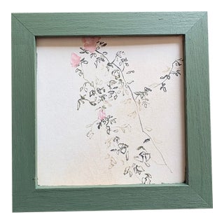 Mini 2025 Carolyn Misterek Repro Print in Custom Hand-Painted Frame For Sale
