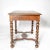 Wood Barley Twist End or Side Table with Exquisite Inlay Marquetry Top and Drawer For Sale - Image 7 of 13