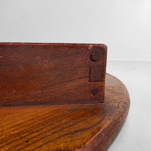 Round Wooden Chabudai Low Table, Japan, 1930s For Sale - Image 11 of 12
